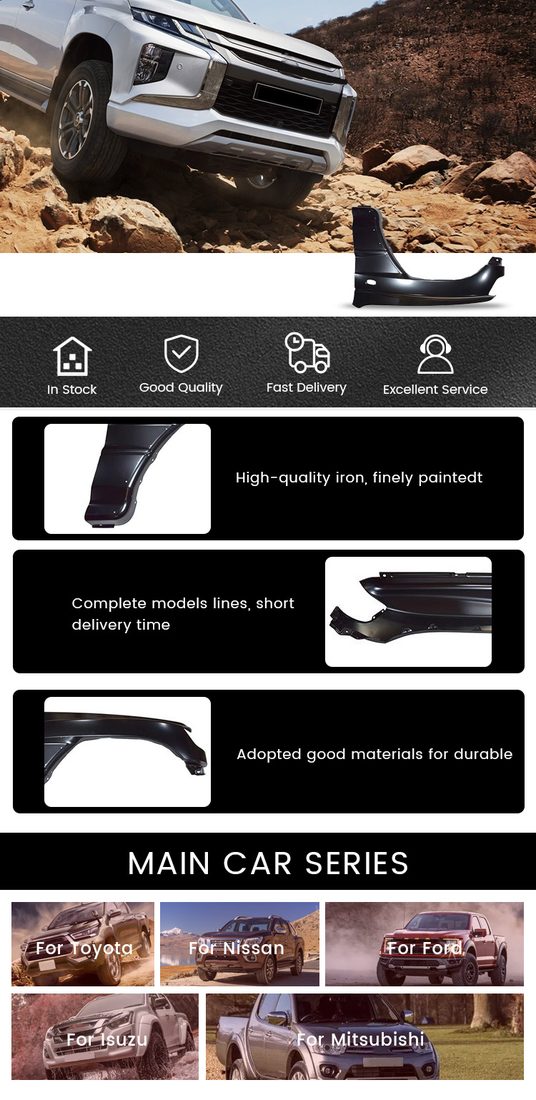 Front Fender (RH) for Toyota Hilux (Vigo/Revo/Rogue)