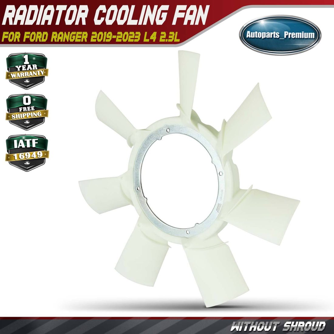 Cooling Fan Assembly for Ford Ranger (T6/T7)